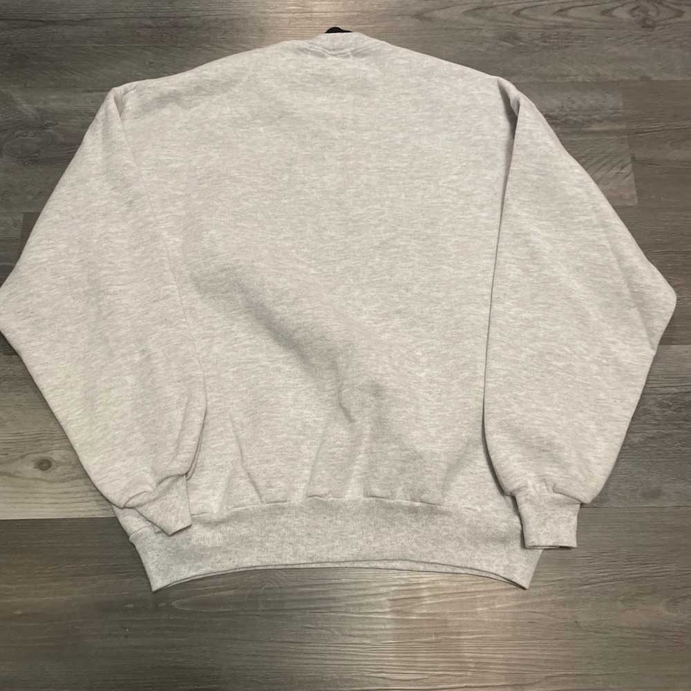 Vintage Orvis Horse Jumping Graphic Sweatshirt Mens Grey Equestrian H Harp XL - Picture 4 of 6